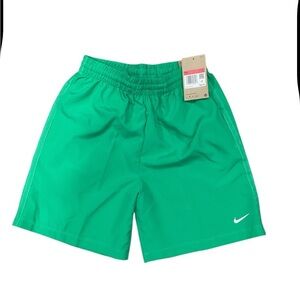 Nike Kids Training Shorts Green Standard Fit DX5382-324 XS